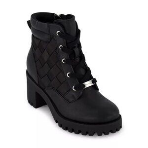 Marc Fisher Kids Marika Weave Black Boots Size 3 US